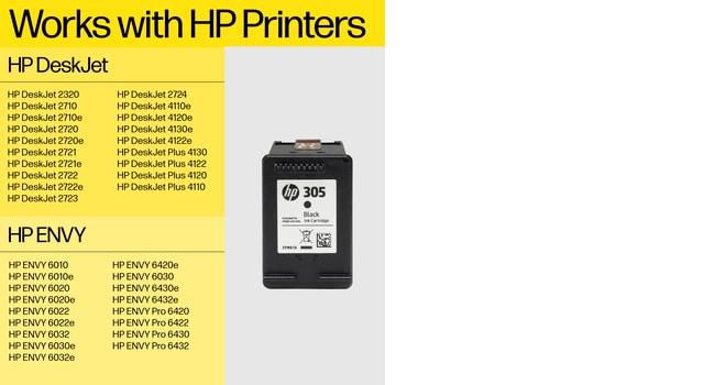 HP 305XL High Yield Black Original Ink C - W125916839
