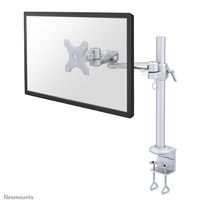 Neomounts by Newstar Neomounts by Newstar Full Motion Desk Mount (clamp) for 10-30" Monitor Screen, Height Adjustable - Silver - W124450661