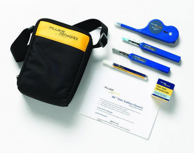 Fluke Enhanced Fiber Optic Cleaning Kit with one-click cleaners - W128550626