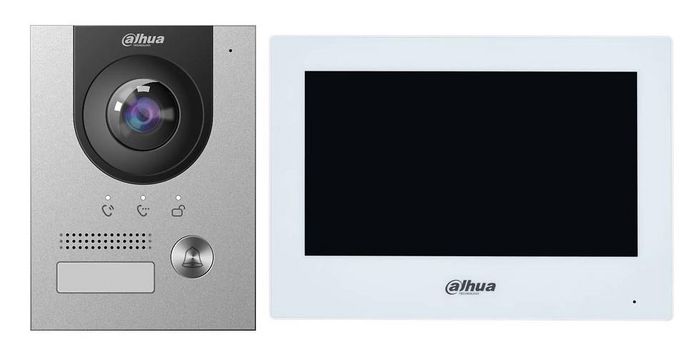Dahua Kit videoportero 2 hilos WiFi villa 1 puerta. Incluye panel exterior, monitor interior WiFi - W126630079