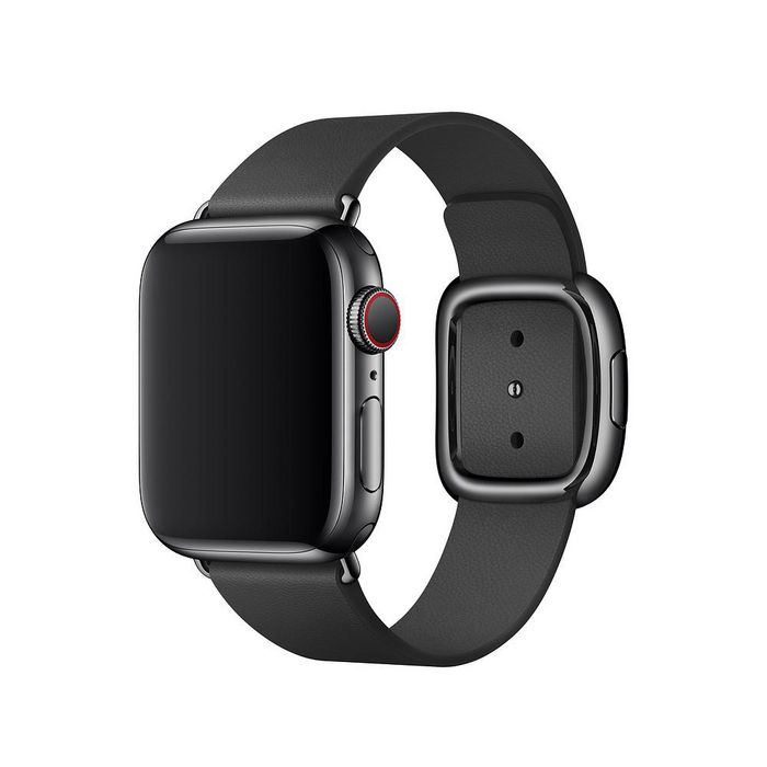 Apple Smart Wearable Accessories Band Black Leather - W128558283