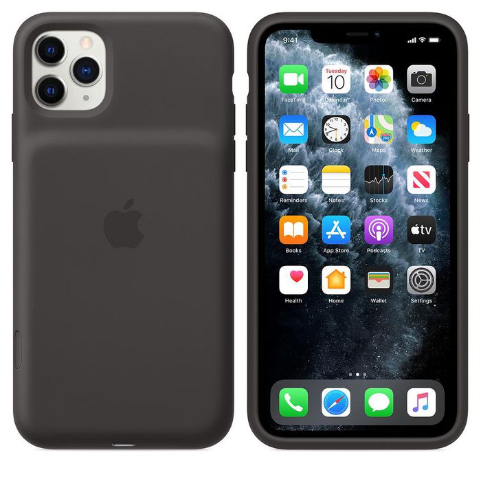 Apple Iphone 11 Pro Max Smart Battery Case With Wireless Charging - Black - W128558291