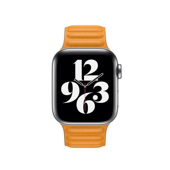 Apple 40Mm California Poppy Leather Link - Large - W128558339