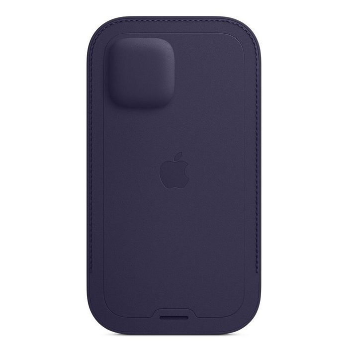 Apple Iphone 12 | 12 Pro Leather Sleeve With Magsafe - Deep Violet - W128558385