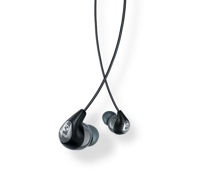 Shure Se112-Gr Headphones Wired In-Ear Calls/Music Black, Grey - W128558489