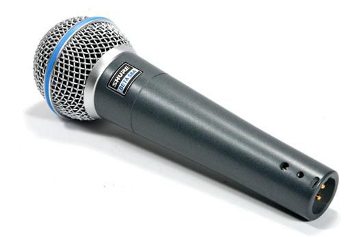 Shure Beta 58A Grey Stage/Performance Microphone - W128558488