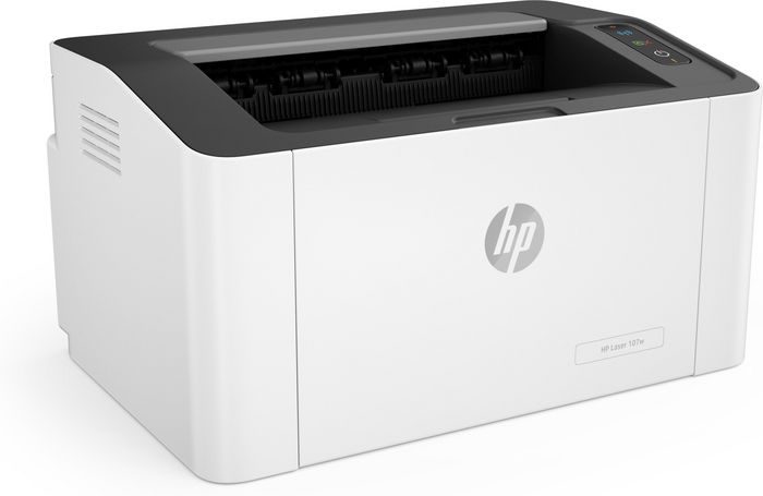 HP Laser 107W, Black And White, Printer For Small Medium Business, Print - W128558545