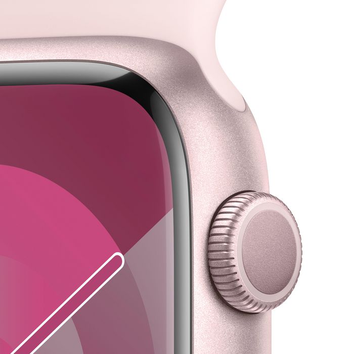 Apple Watch Series 9 45 Mm Digital 396 X 484 Pixels Touchscreen Pink Wi-Fi Gps (Satellite) - W128558989