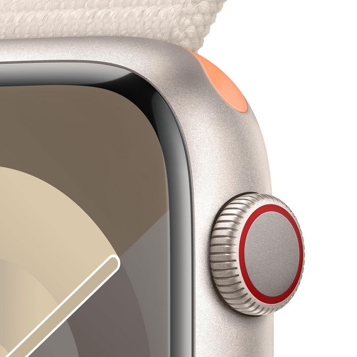 Apple Watch Series 9 Oled 45 Mm Digital 396 X 484 Pixels Touchscreen 4G Beige Wi-Fi Gps (Satellite) - W128559051