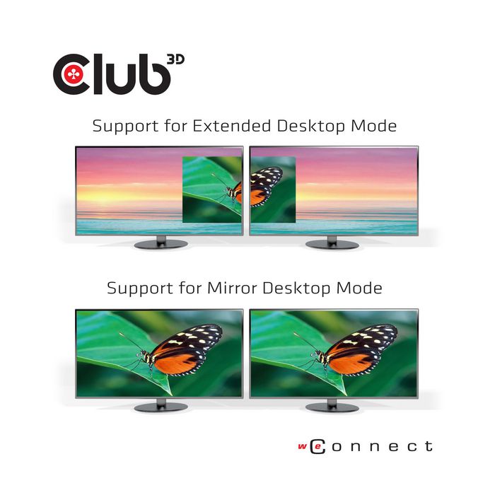 Club3D 562 Is An Usb3.2 Gen1 Type-C Universal Triple 4K30Hz Charging Docking Station And Is Displaylink® Certified. The Universal Charging Dock - W128559497