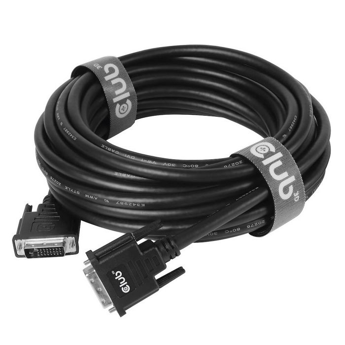 Club3D Dvi-D Dual Link (24+1) Cable Bidirectional M/M 10M/32.8Ft 28Awg - W128559601