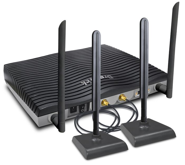 Draytek Wireless Router Gigabit Ethernet Dual-Band (2.4 Ghz / 5 Ghz) 4G - W128559749