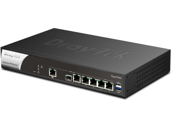 Draytek Wired Router 2.5 Gigabit Ethernet Black - W128560170