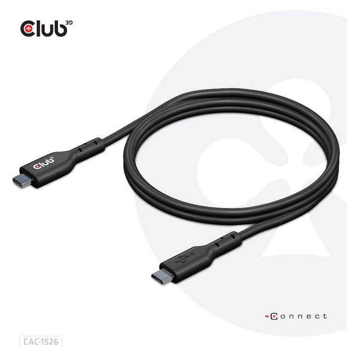 Club3D Usb 3.2 Gen1 Type-C To Micro Usb Cable M/M 1M /3.28Ft - W128560430
