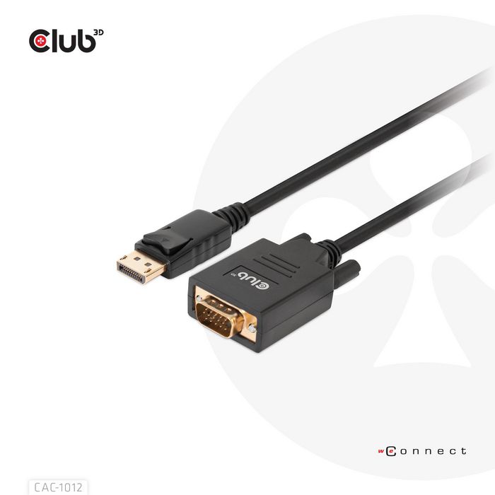 Club3D Displayport To Vga Cable M/M - W128561041