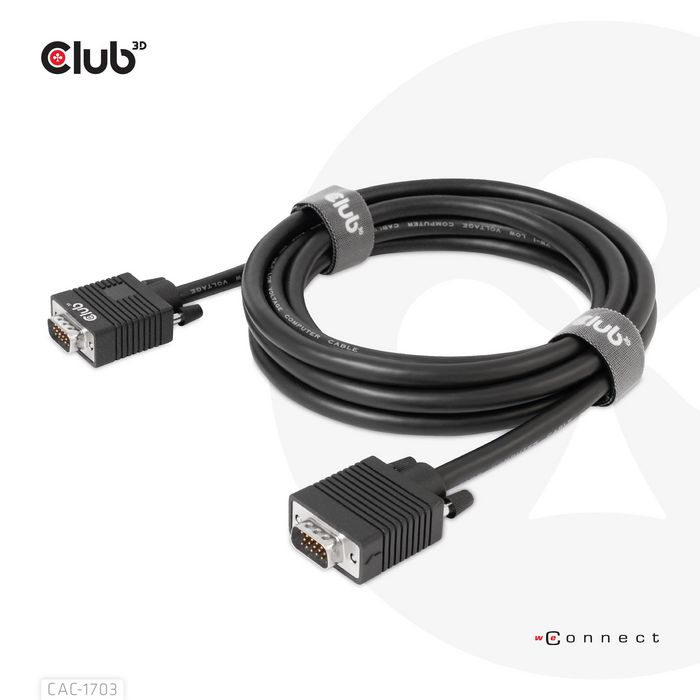 Club3D Vga Cable Bidirectional M/M 3M/9.84Ft 28Awg - W128561042