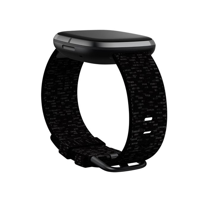 Fitbit Smart Wearable Accessories Band Charcoal Aluminium, Synthetic - W128561336