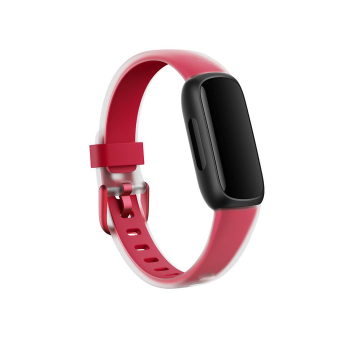 Fitbit Inspire 3 Translucent Band Pink, White Silicone - W128561856