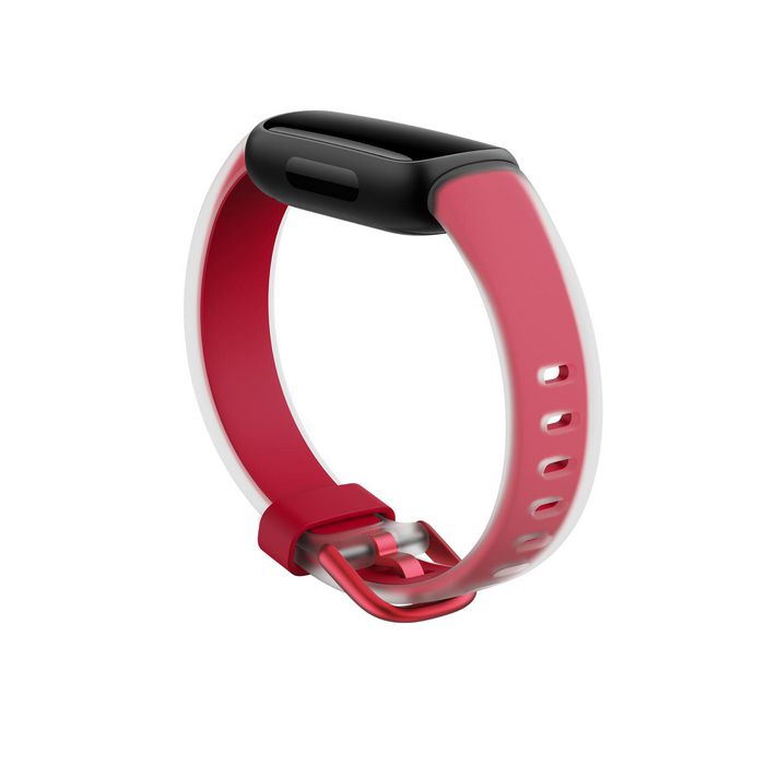Fitbit Inspire 3 Translucent Band Pink, White Silicone - W128561856