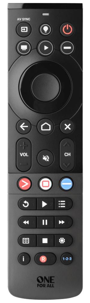 One For All Urc 7945 Remote Control Ir Wireless Dtt, Dvd/Blu-Ray, Tnt, Tv Press Buttons - W128562359