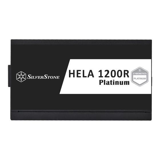 Silverstone Hela 1200R Platinum Power Supply Unit 1200 W 20+4 Pin Atx Atx Black - W128562460
