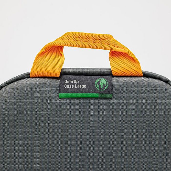 Lowepro Gearup Case Large Purse Nylon, Ripstop Grey, Orange - W128562535