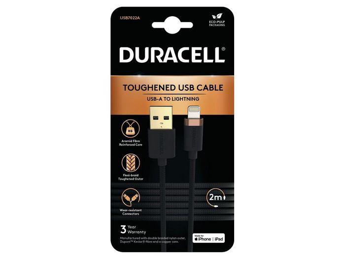 Duracell Lightning Cable Black - W128562664