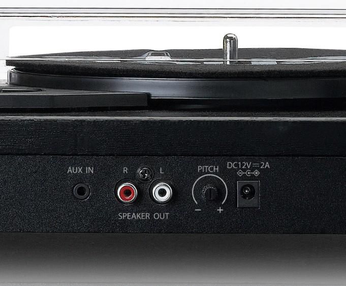 Lenco Audio Turntable Belt-Drive Audio Turntable Black - W128562743