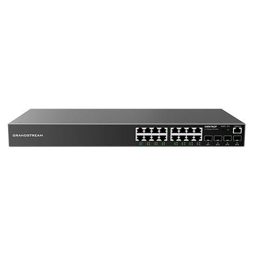 Grandstream Network Switch Managed L2+ Gigabit Ethernet (10/100/1000) Power Over Ethernet (Poe) 2U Black - W128562862