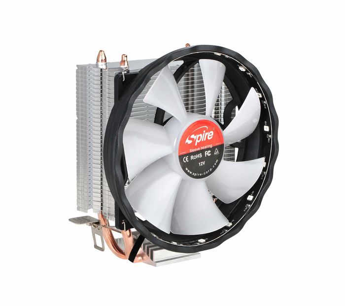 Spire Xerus 200 Processor Fan 12 Cm Black, Silver 1 Pc(S) - W128563142