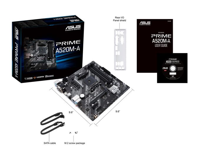 Asus Prime A520M-A Ii/Csm Amd A520 Socket Am4 Micro Atx - W128563282