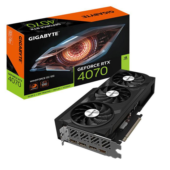 Gigabyte Graphics Card Nvidia Geforce Rtx 4070 12 Gb Gddr6X - W128563319