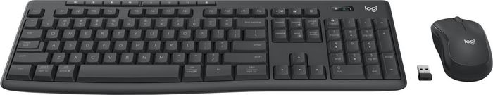 Logitech Mk370 Combo For Business Keyboard Mouse Included Rf Wireless + Bluetooth Qwerty Nordic Graphite - W128563397