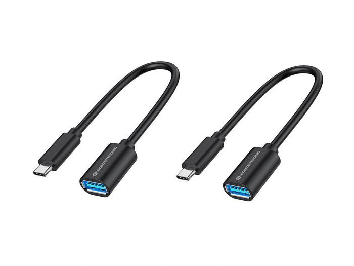 Conceptronic Usb-C To Usb-A Otg Adapter 2-Pack, 20Cm - W128563442