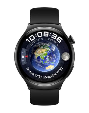 Huawei Watch 4 3.81 Cm (1.5") Amoled 46 Mm Digital 466 X 466 Pixels Touchscreen Black Wi-Fi Gps (Satellite) - W128563473