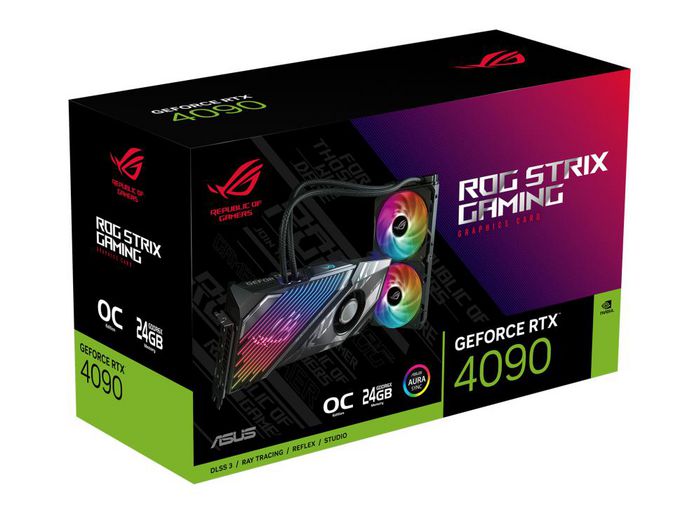 Asus Rog -Strix-Lc-Rtx4090-O24G-Gaming Nvidia Geforce Rtx 4090 24 Gb Gddr6X - W128563722