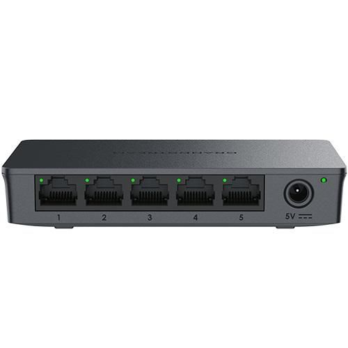 Grandstream Network Unmanaged Switch 5-Port - Switch - 0.1 Gbps Amount of ports: Unmanaged MDI Port Detection - W128563824