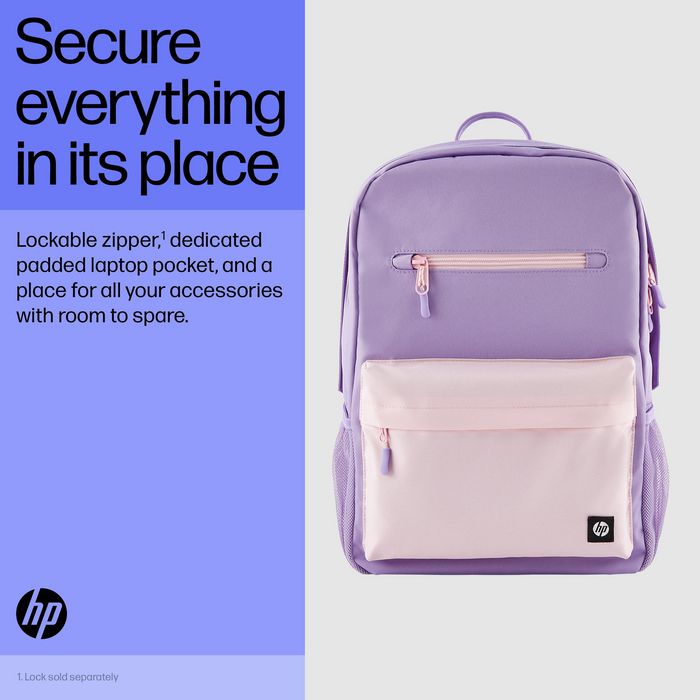 Lavender HP EET Backpack 7J597AA, | Campus