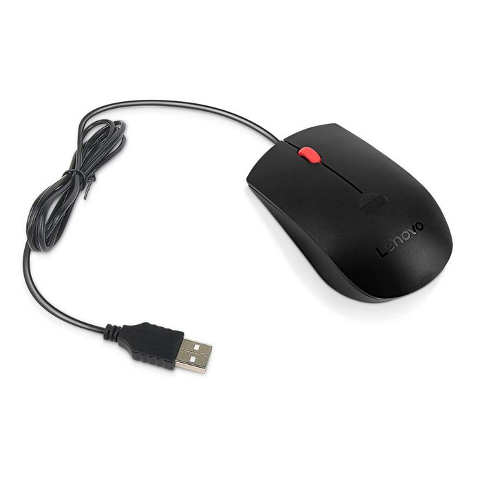 Lenovo Mouse Ambidextrous Usb Type-A Optical 1600 Dpi - W128564348