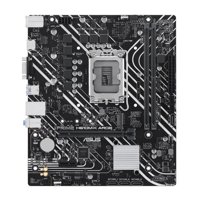 Asus Prime H610M-K Argb Intel H610 Lga 1700 Micro Atx - W128564812