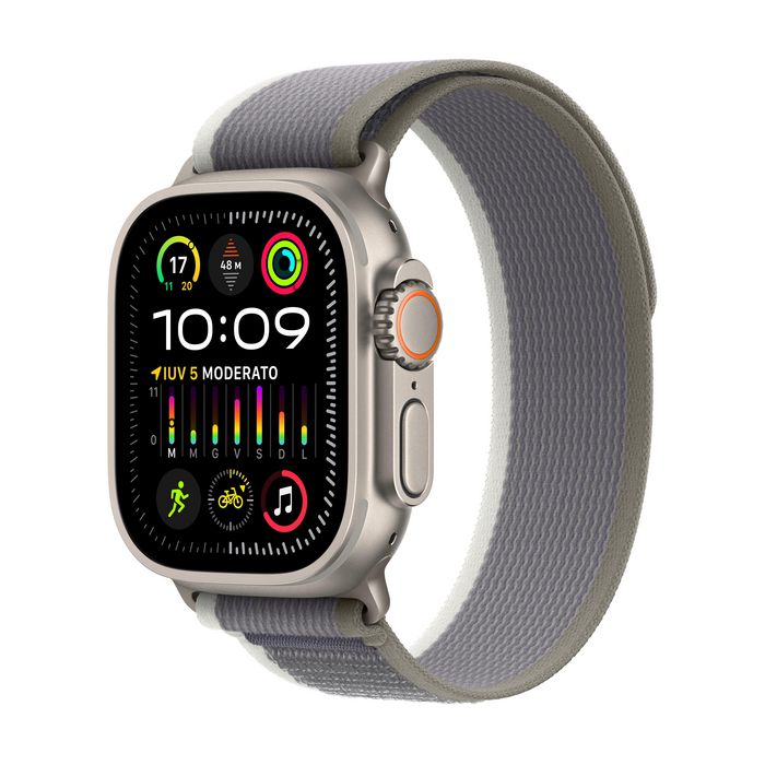 Apple Watch Ultra 2 Oled 49 Mm Digital 410 X 502 Pixels Touchscreen 4G Titanium Gps (Satellite) - W128564998