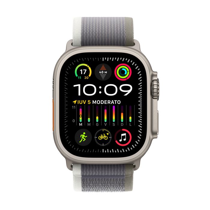 Apple Watch Ultra 2 Oled 49 Mm Digital 410 X 502 Pixels Touchscreen 4G Titanium Gps (Satellite) - W128564998