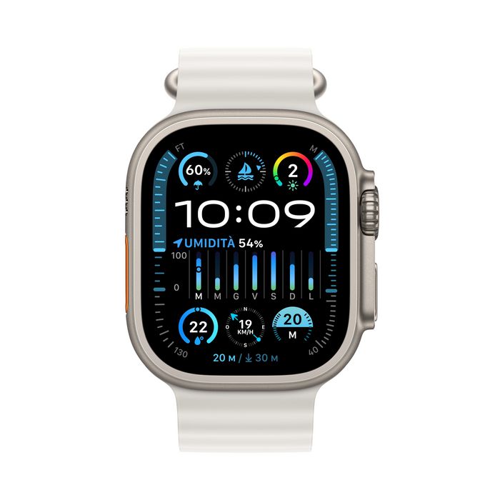 Apple Watch Ultra 2 Oled 49 Mm Digital 410 X 502 Pixels Touchscreen 4G Titanium Gps (Satellite) - W128565072