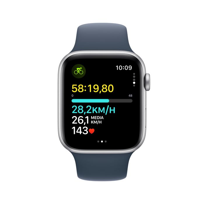 Apple Watch Se Oled 44 Mm Digital 368 X 448 Pixels Touchscreen 4G Silver Wi-Fi Gps (Satellite) - W128565064