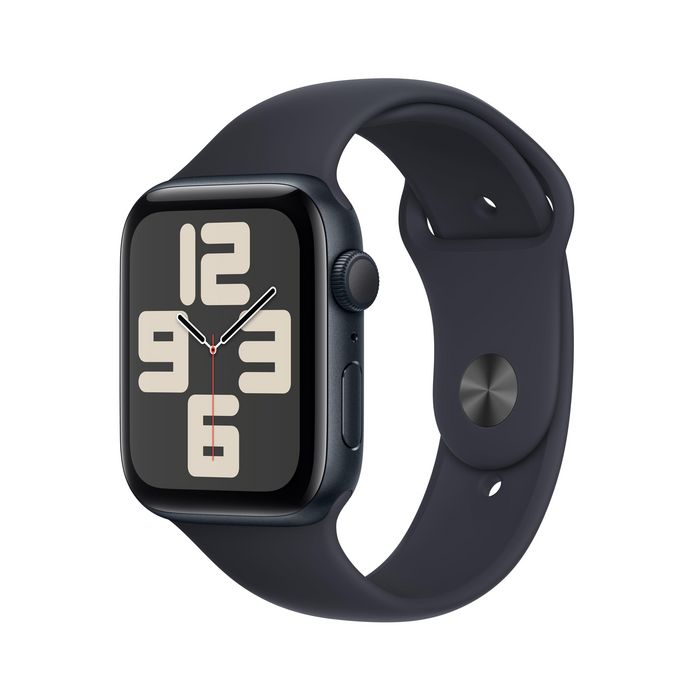 Apple Watch Se Oled 44 Mm Digital 368 X 448 Pixels Touchscreen Black Wi-Fi Gps (Satellite) - W128565110