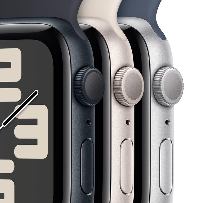 Apple Watch Se Oled 44 Mm Digital 368 X 448 Pixels Touchscreen Black Wi-Fi Gps (Satellite) - W128565110