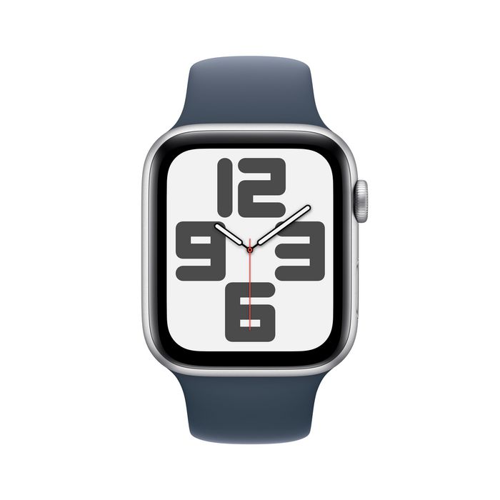 Apple Watch Se Oled 44 Mm Digital 368 X 448 Pixels Touchscreen Silver Wi-Fi Gps (Satellite) - W128565104