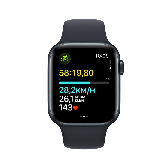 Apple Watch Se Oled 44 Mm Digital 368 X 448 Pixels Touchscreen 4G Black Wi-Fi Gps (Satellite) - W128565122