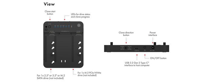 ICY BOX USB 3.2 Gen 2 (3.1 Gen 2) Type-C Black - W128578163