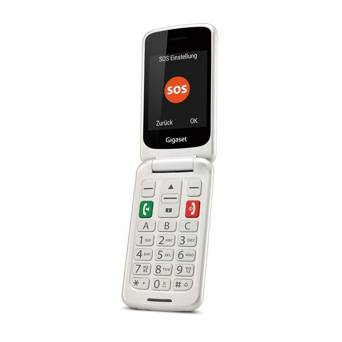 Gigaset Gl590 7.11 Cm (2.8") 113 G White Senior Phone - W128442710